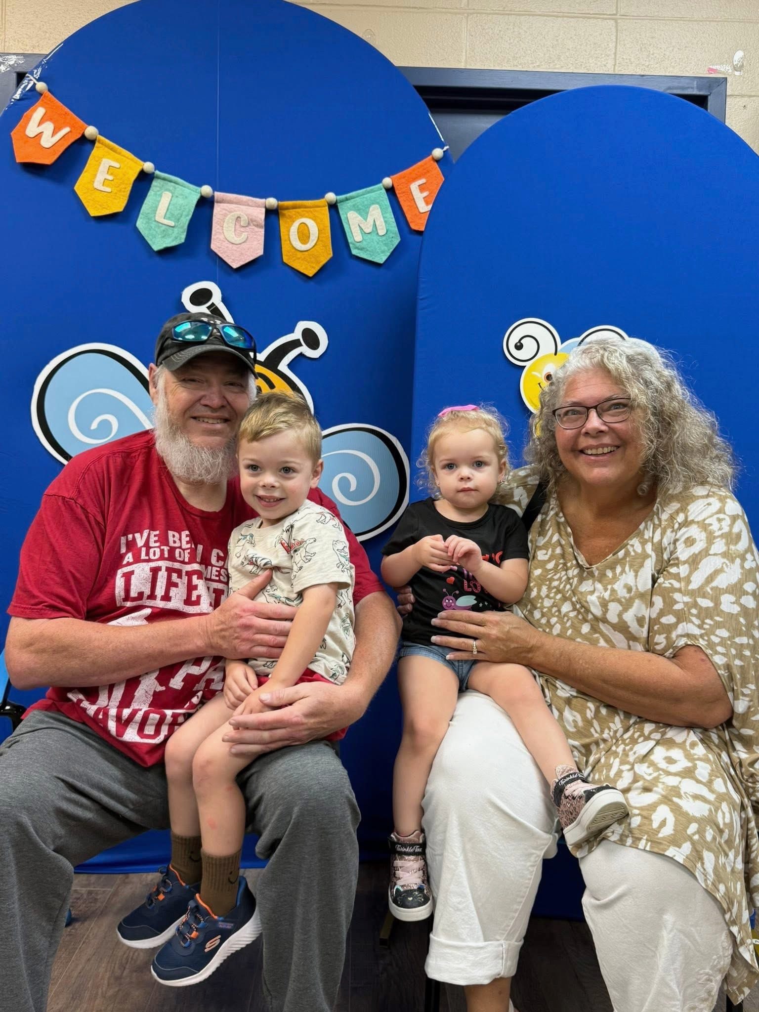 Tina, Terry, and Grandkids